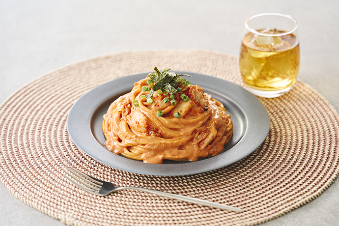 味噌󠄀ロゼクリームパスタ