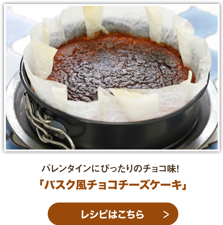 バスク風チョコチーズケーキ